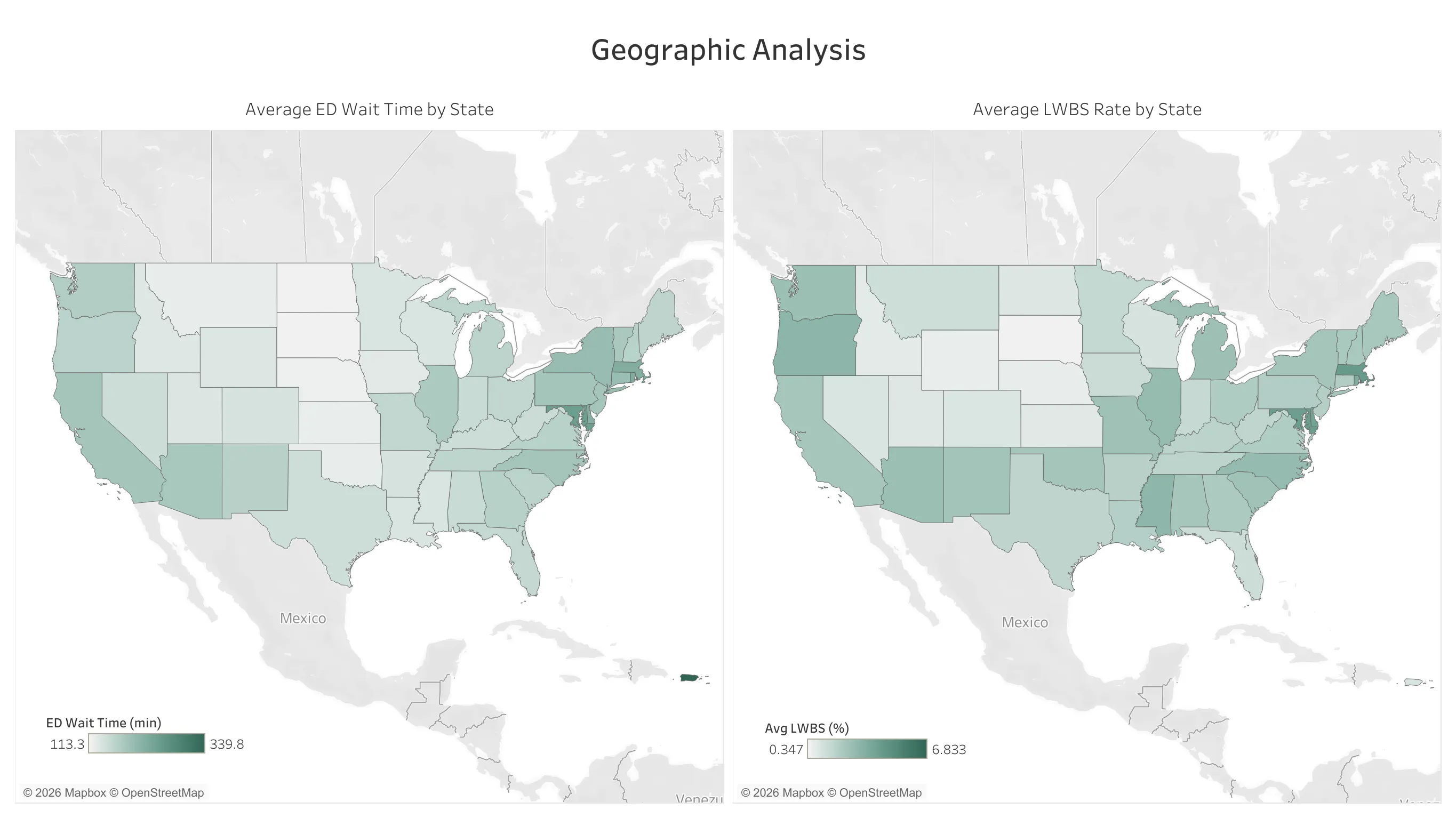 Geographic Analysis Dashboard